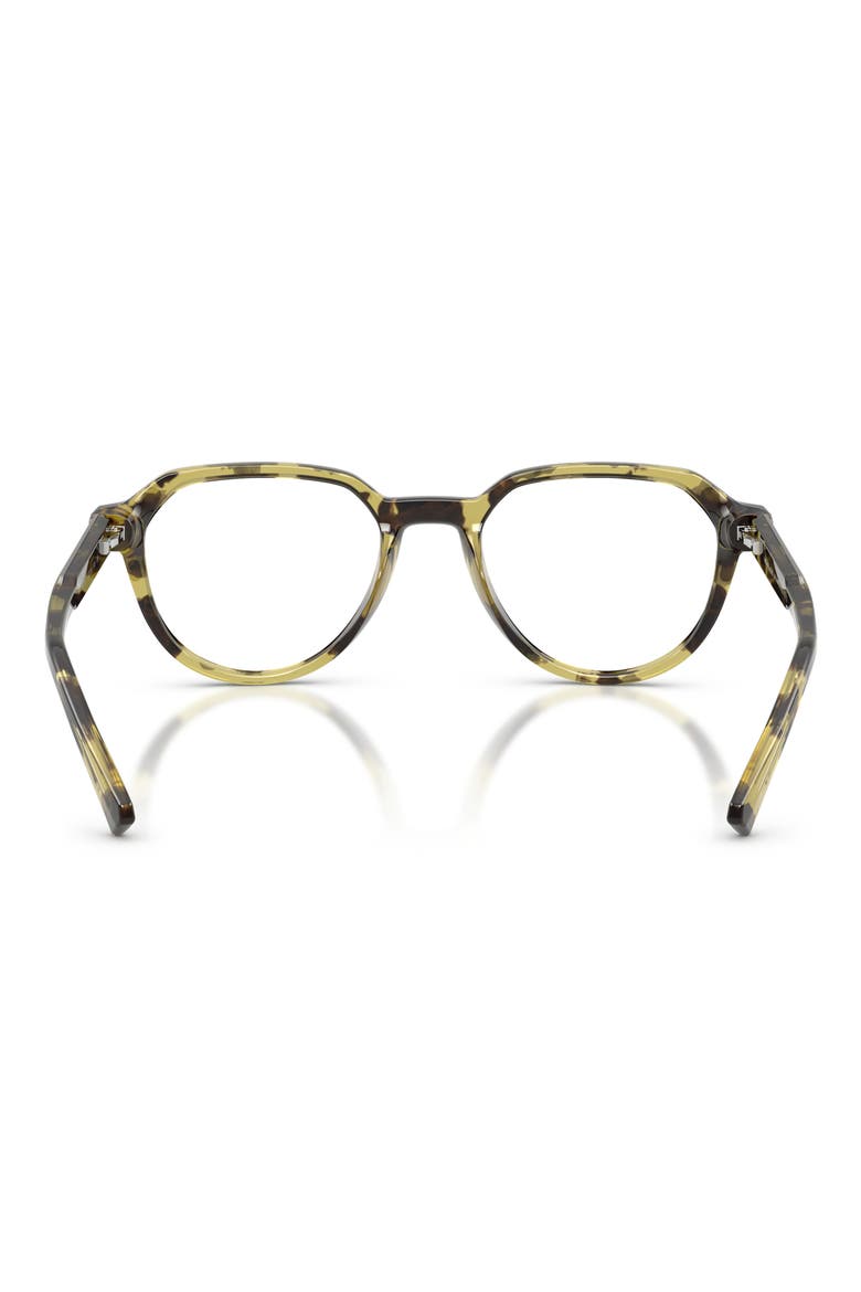 Lanai 52mm Geometric Optical Glasses, Alternate, color, OLIVE TORTOISE / OLIVE