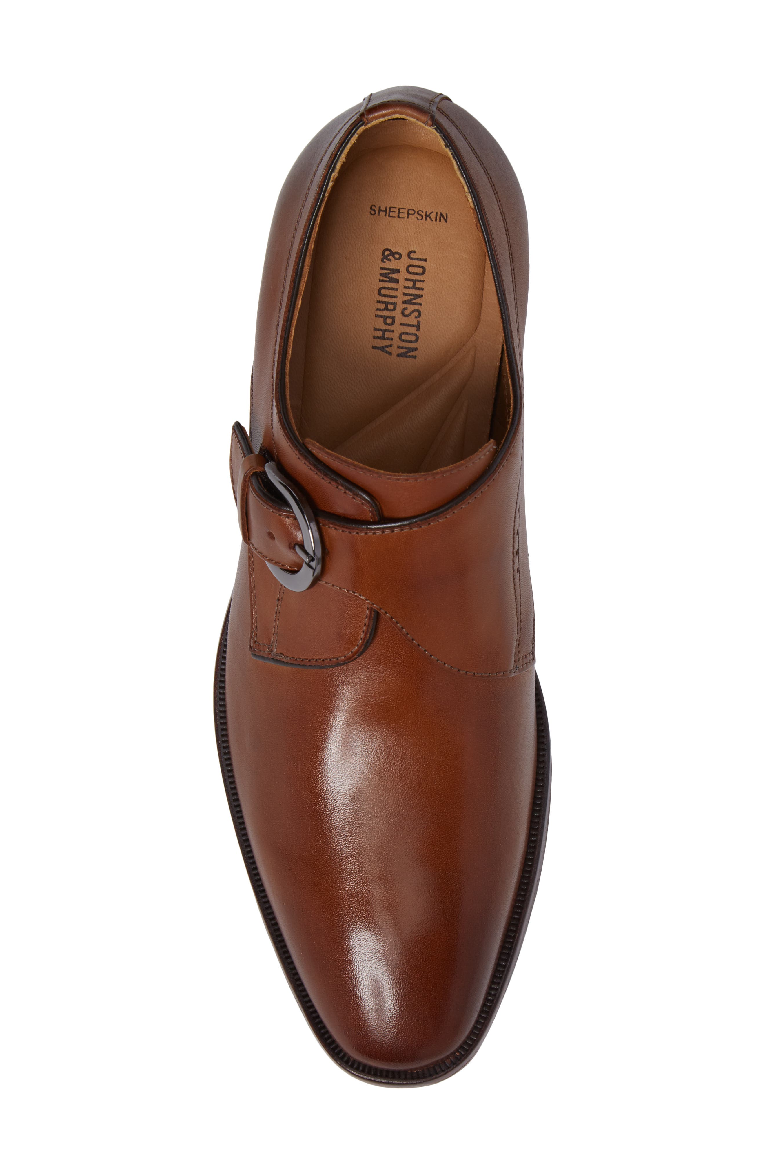 Johnston & Murphy McClain Monk Strap Shoe, Alternate, color, 