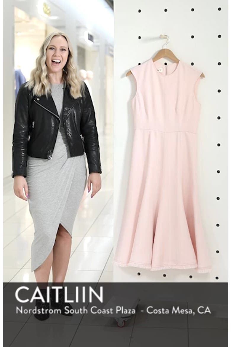 Fringe Hem A-Line Dress video