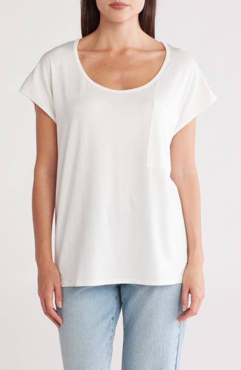 Round Neck Dolman Sleeve Top