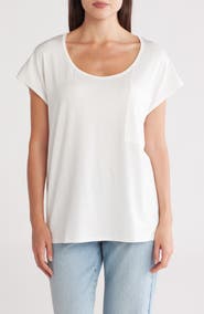 GO COUTURE Round Neck Dolman Sleeve Top
