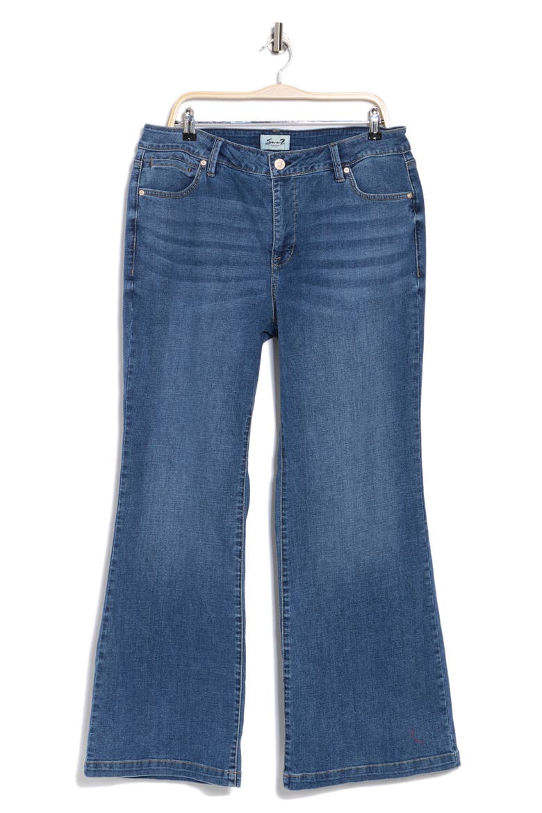 Bella Wide Leg Jeans, Alternate, color, HONEY