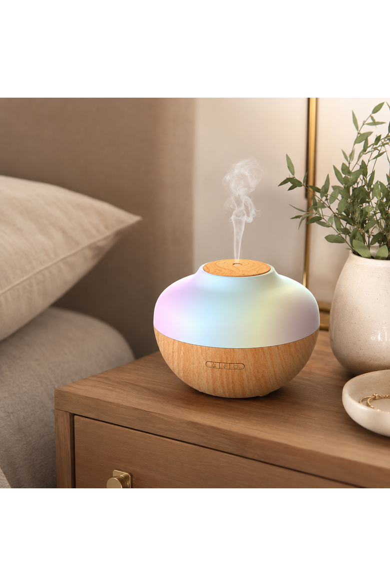 Sunset Projector Lamp & Oil Aroma Diffuser Set, Alternate, color, Multicolor