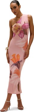 PatBO Peony Printed Maxi Dress