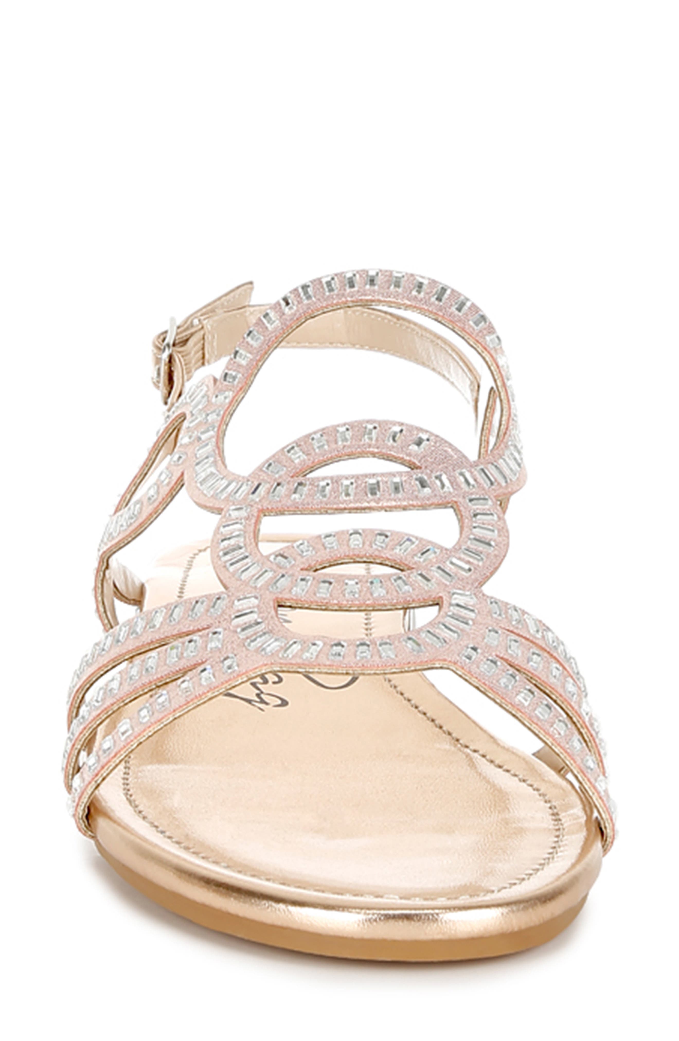 Jisters Sandal, Alternate, color, ROSE GOLD