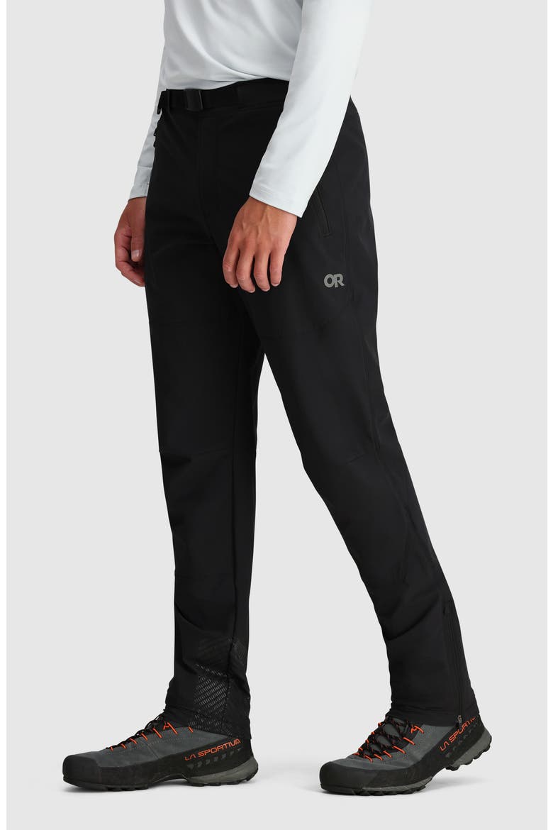 Cirque Lite Water Resistant Alpine Climbing Pants, Alternate, color, BLACK