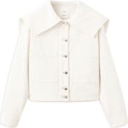 MANGO Denim Jacket with Lapels