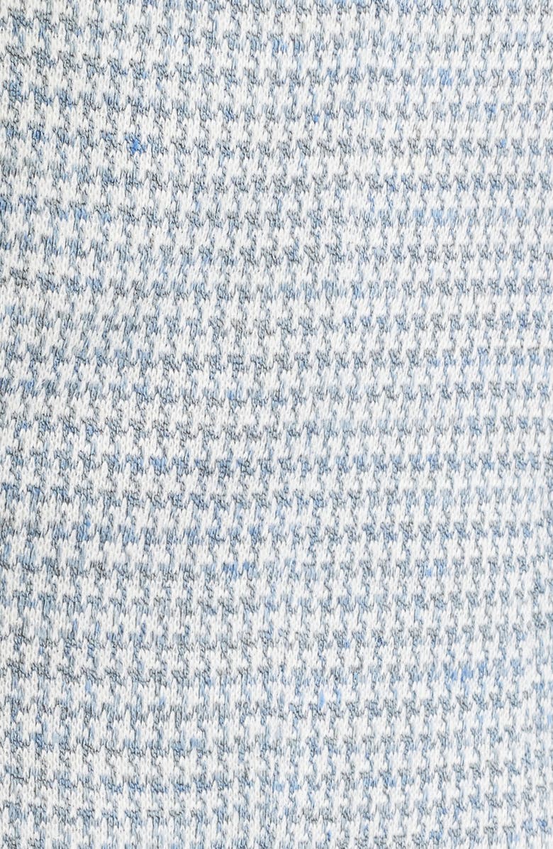 Jack Victor Hampton Houndstooth Knit Linen Sport Coat, Alternate, color, Light Blue