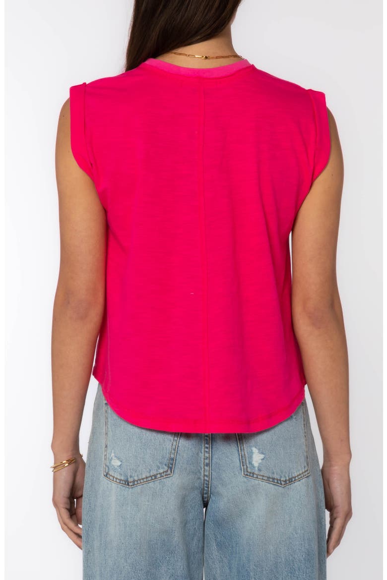 Ingrid Muscle Tee, Alternate, color, HOT PINK