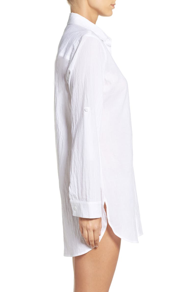 Tommy Bahama Boyfriend Shirt Cover-Up, Alternate, color, 