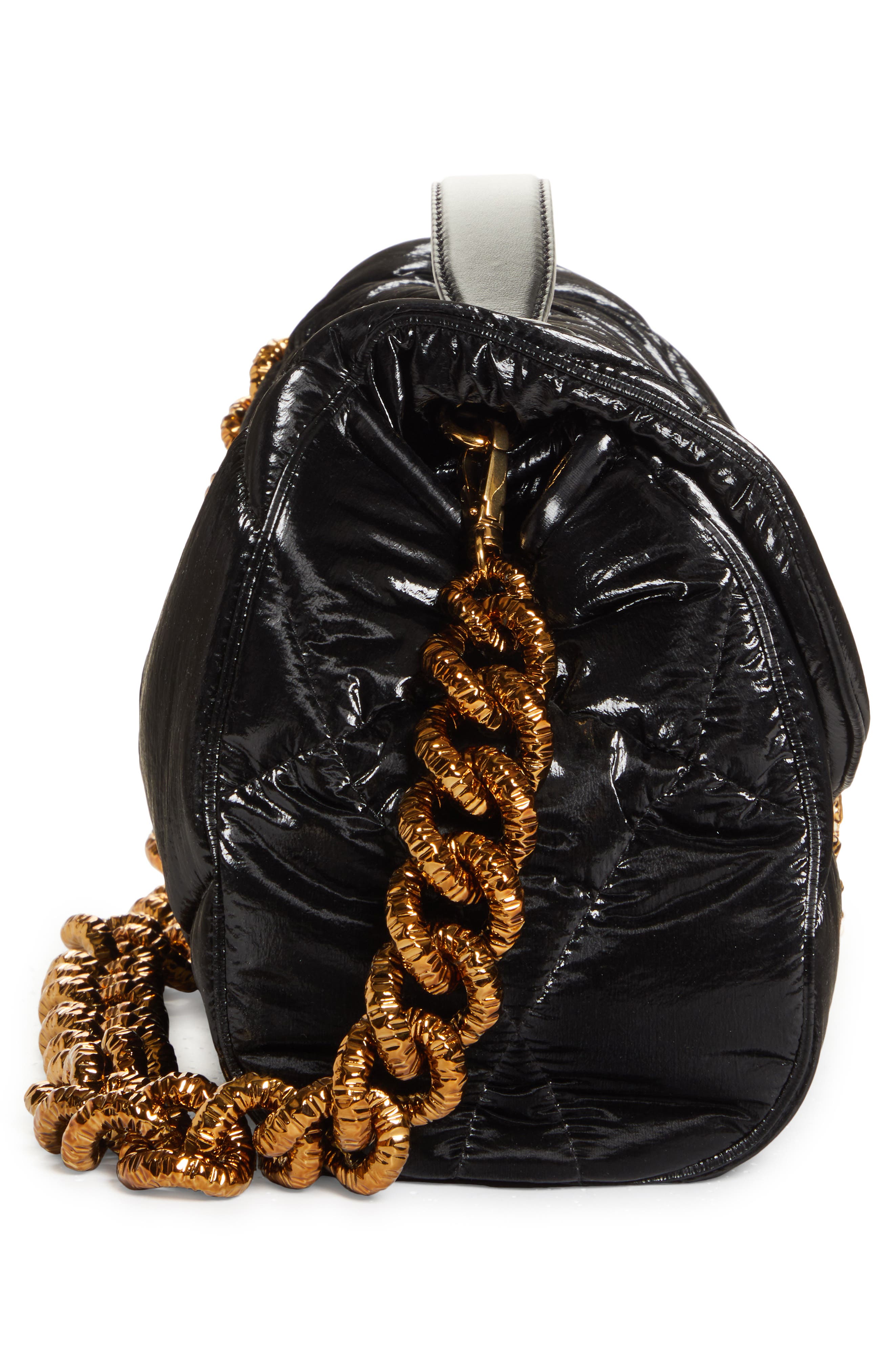 Dolce&Gabbana Devotion Quilted Shoulder Bag, Alternate, color, 