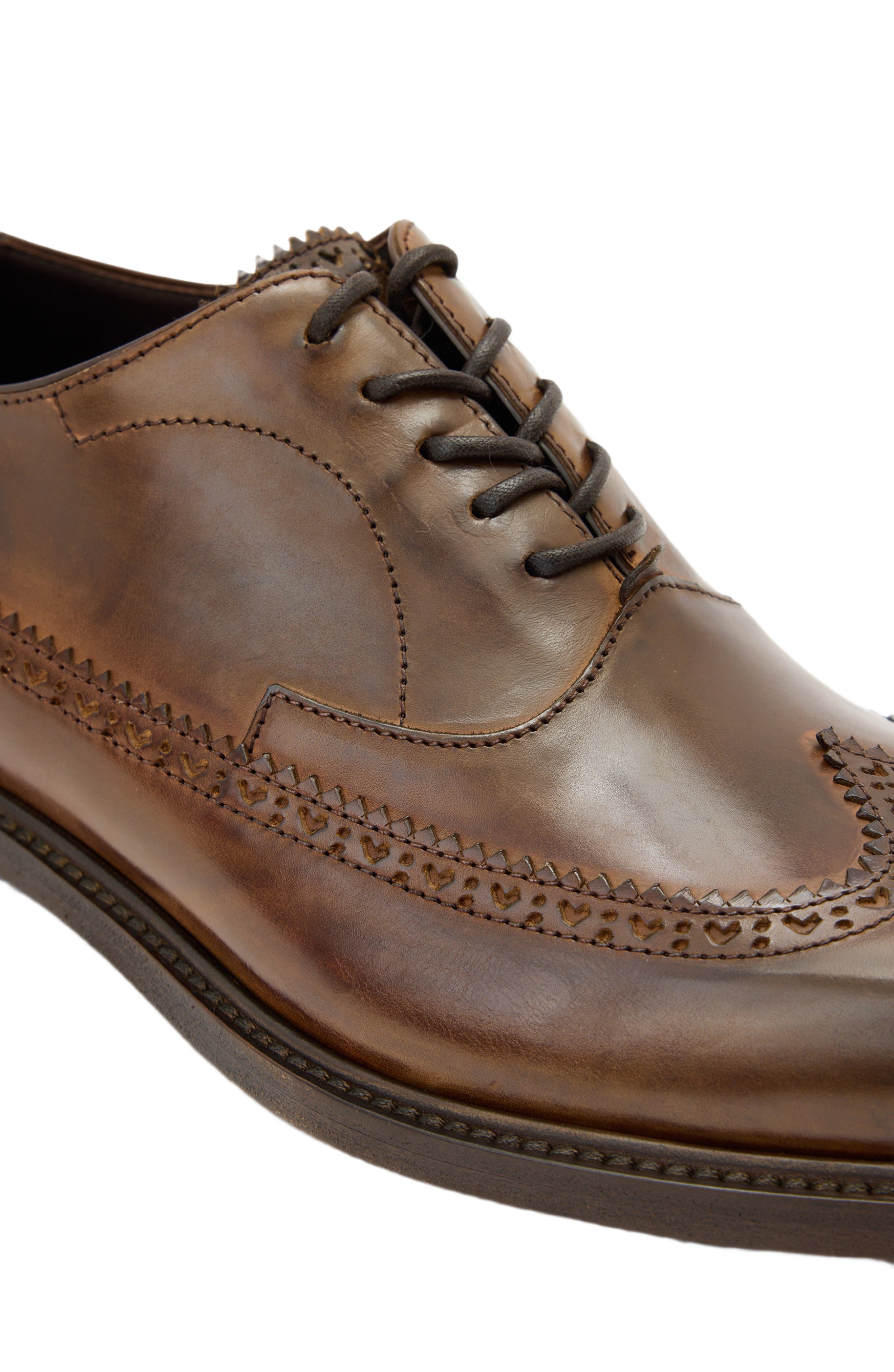 Harrison Longwing Leather Oxford, Alternate, color, GHURKA