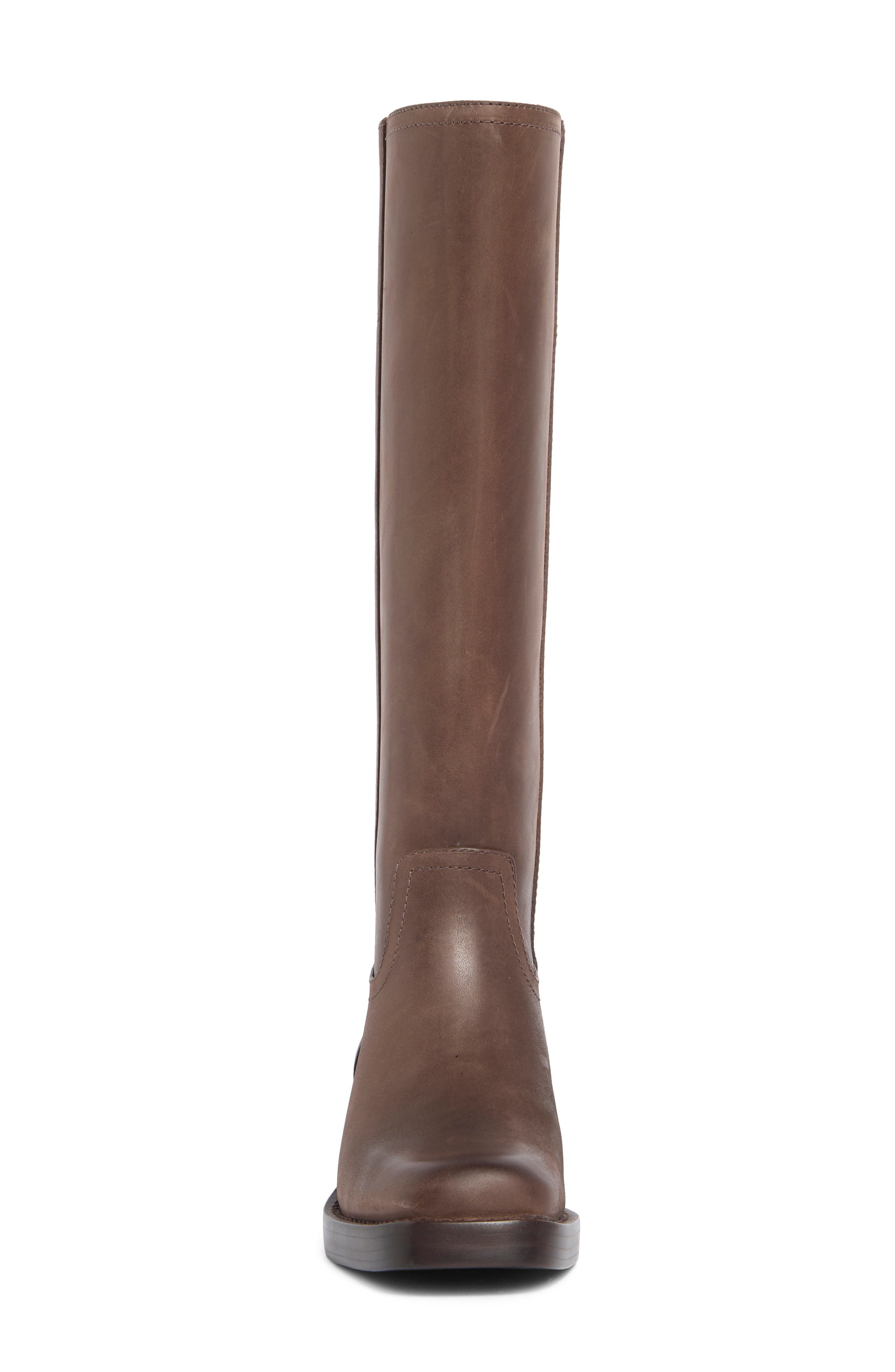 Frances Knee High Boot, Alternate, color, DISTRESSED BROWN