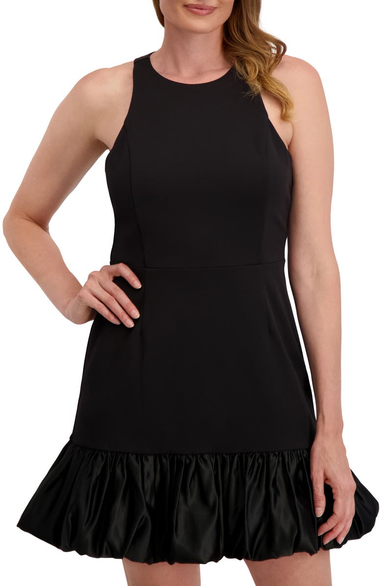 Laundry by Shelli Segal Coco Fit & Flare Dress, Alternate, color, Black Onyx
