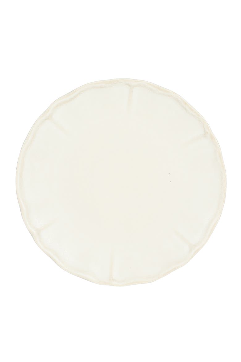 Vista Rossio 12-Piece Scalloped Edge Stoneware Dinnerware Set, Alternate, color, White