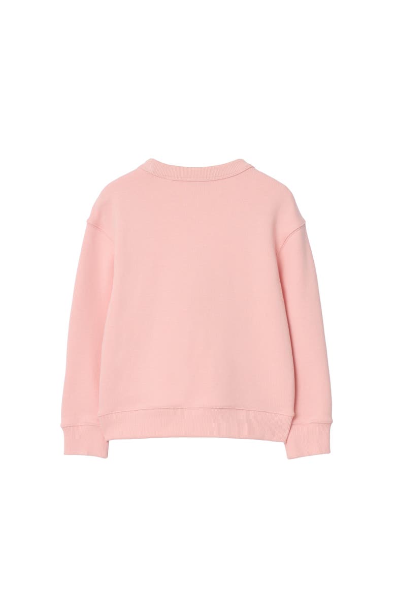 Burberry Thomas Bear and Friends Cotton Sweatshirt, Alternate, color, Peony Pink