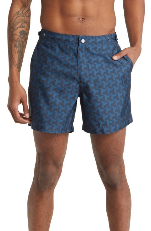 Elvio Print Hybrid Swim Trunks