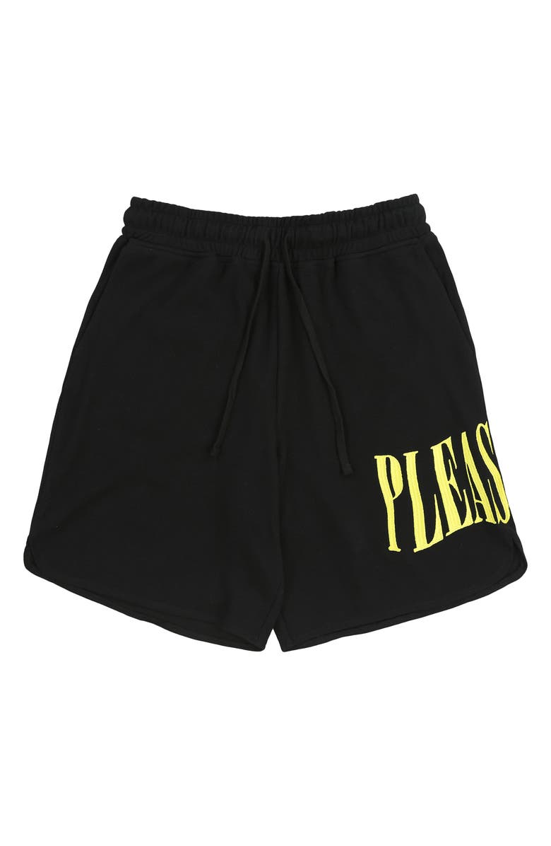 PLEASURES Twitch Waffle Sweat Shorts, Main, color, 