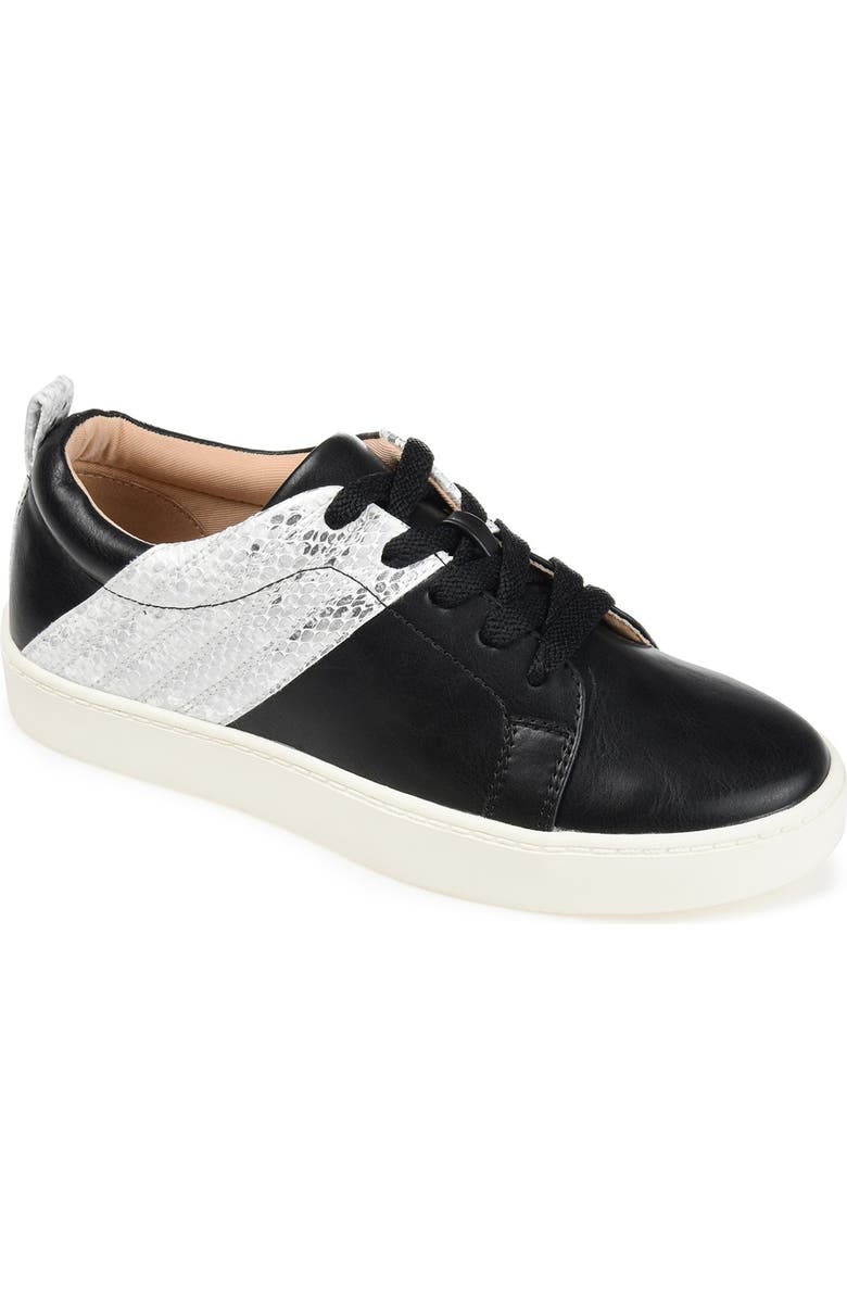 Journee Collection Raaye Sneaker, Main, color, Black