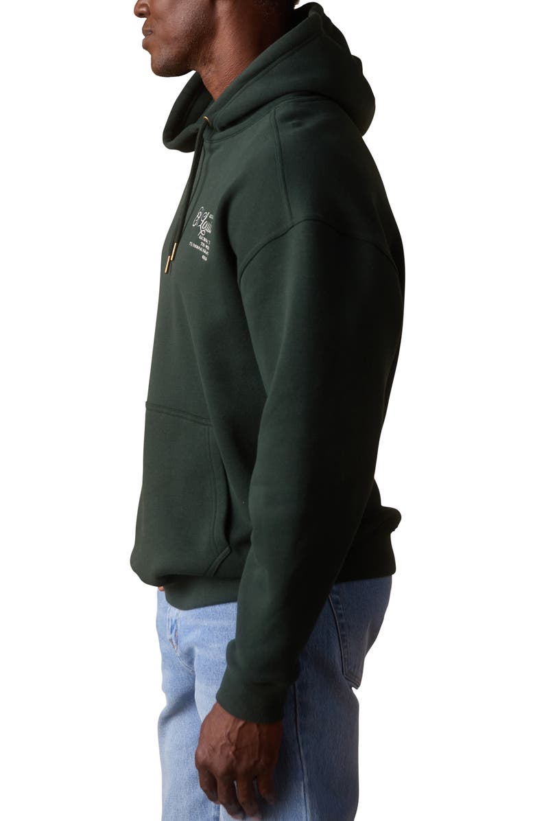The Normal Brand St. Louis Embroidered Hoodie, Alternate, color, Varsity Green