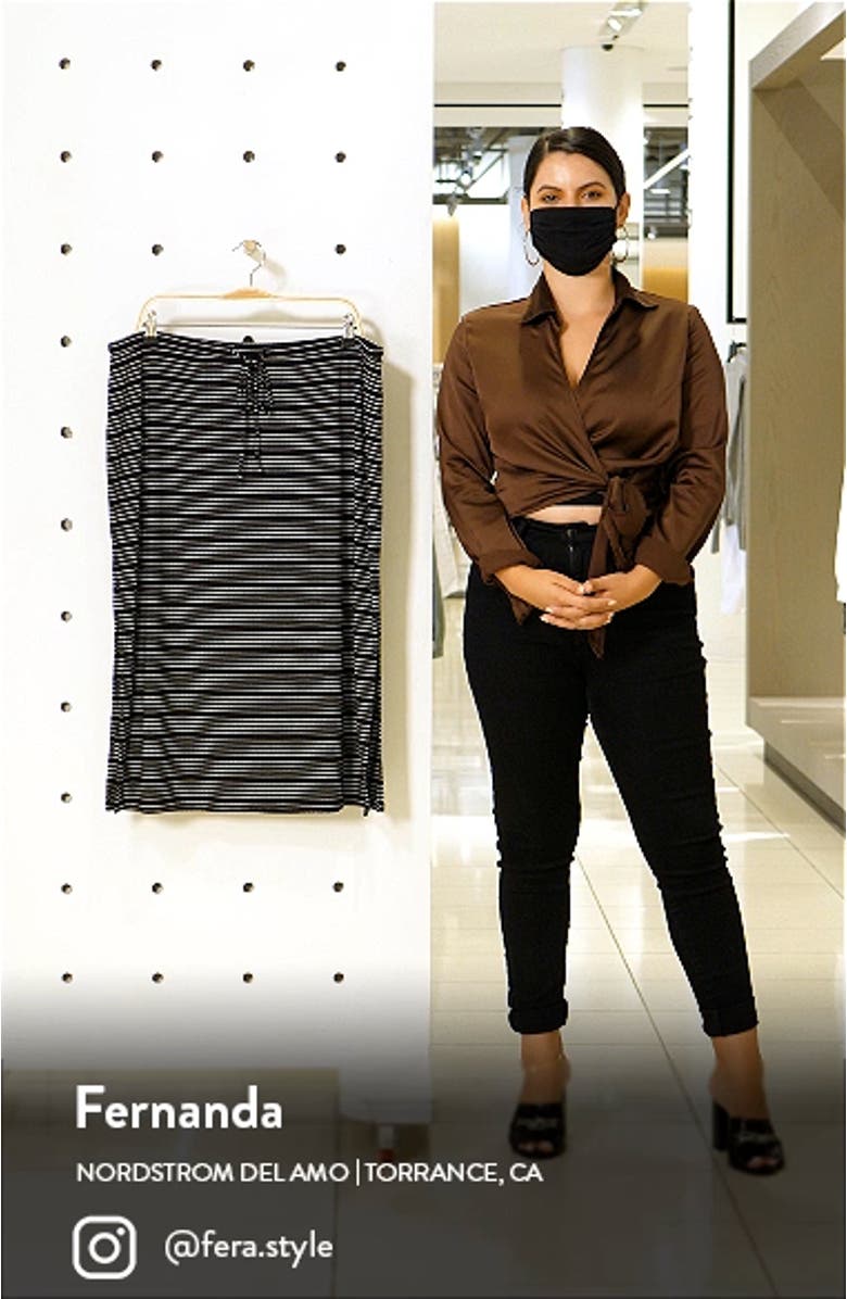 Side Slit Midi Skirt, sales video thumbnail