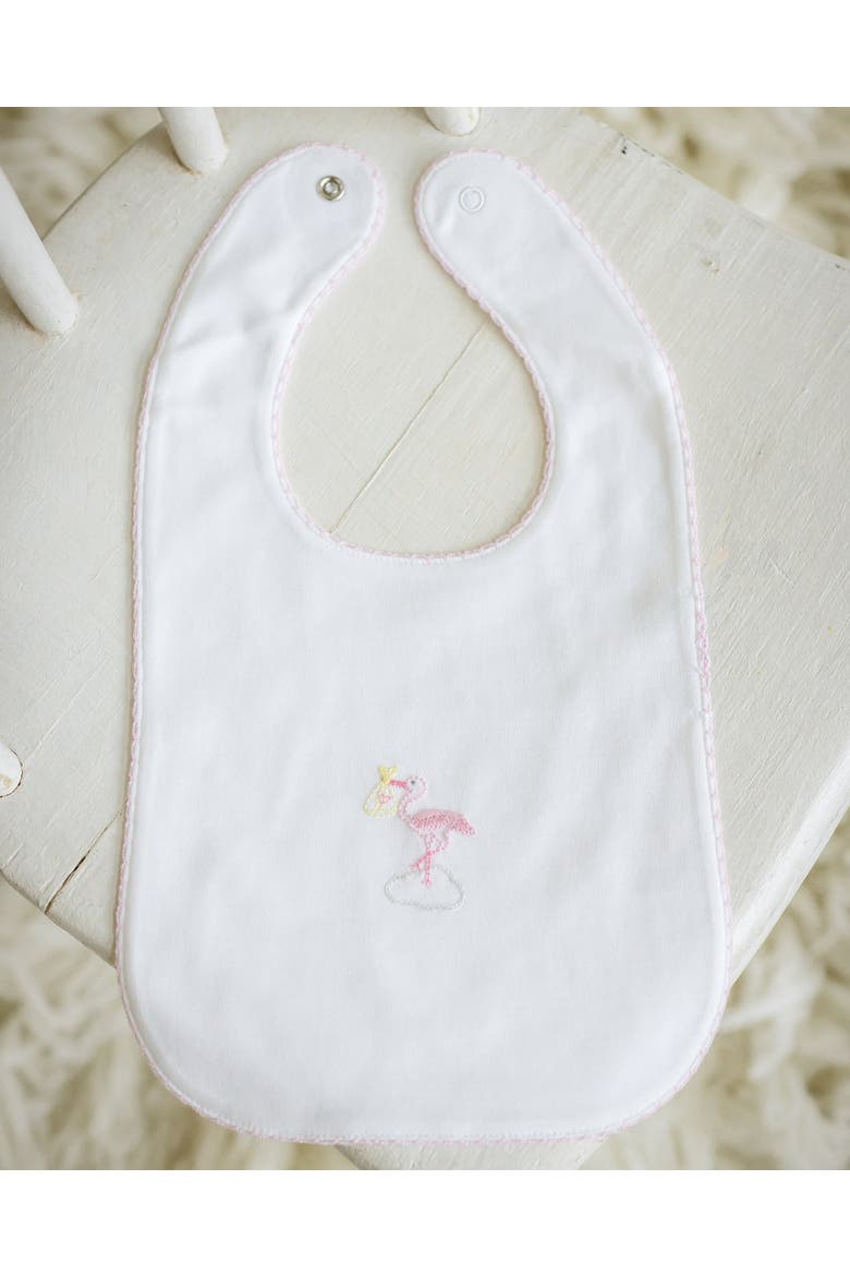 Just Delivered Bib, Alternate, color, White & Pink