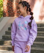 Lands' End Girls Fleece Pullover Hoodie