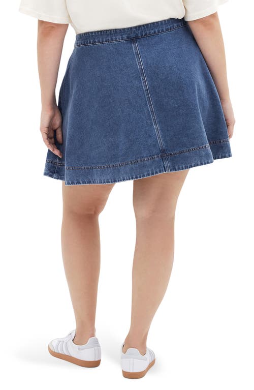 CITY CHIC CITY CHIC FLARED DENIM SKIRT