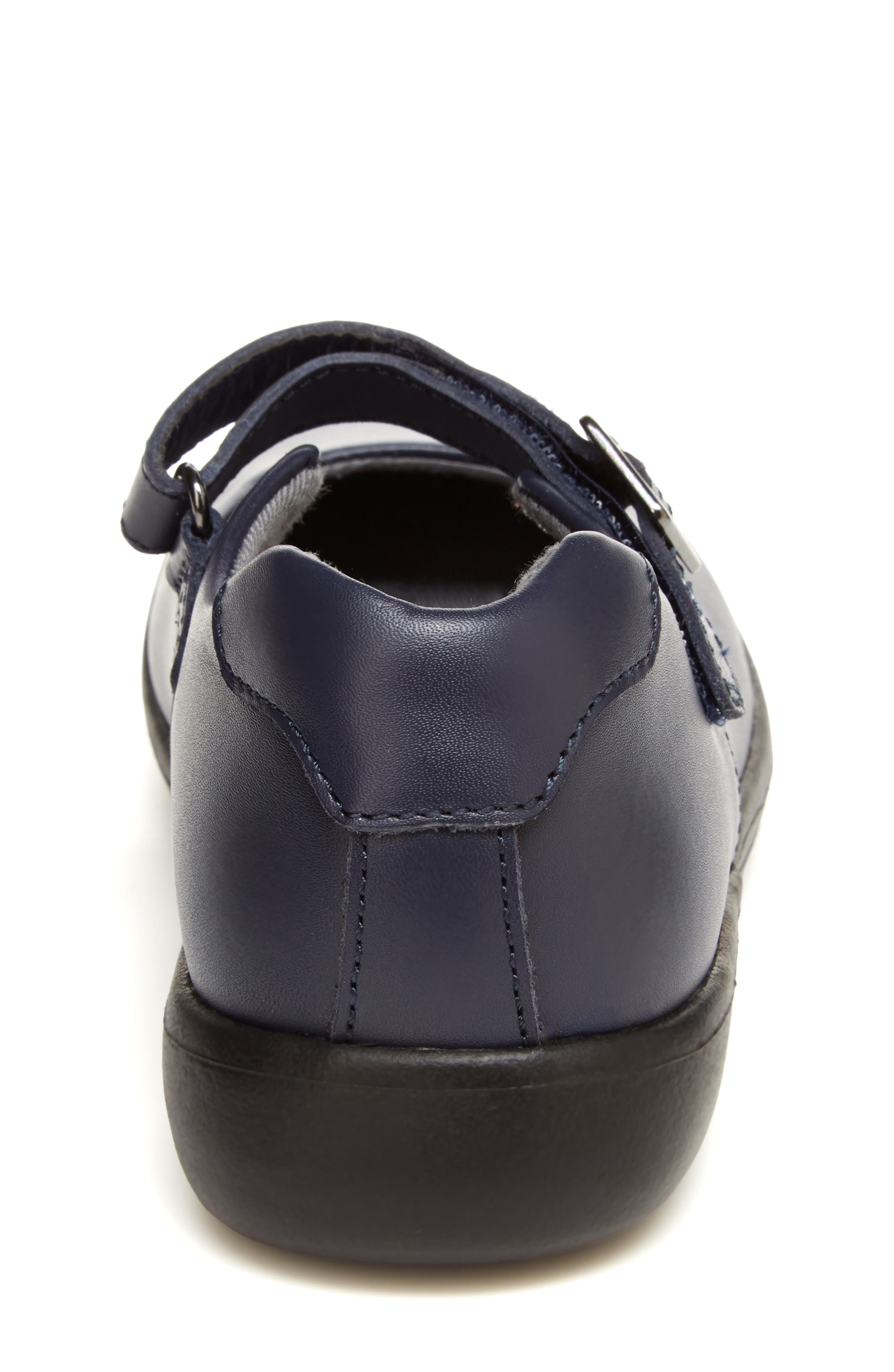 Stride Rite Kids' Ainsley Mary Jane Flat, Alternate, color, Navy