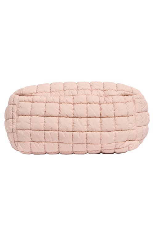 Urban Expressions Handbags Columbia Square Quilt Shoulder Bag In Rose
