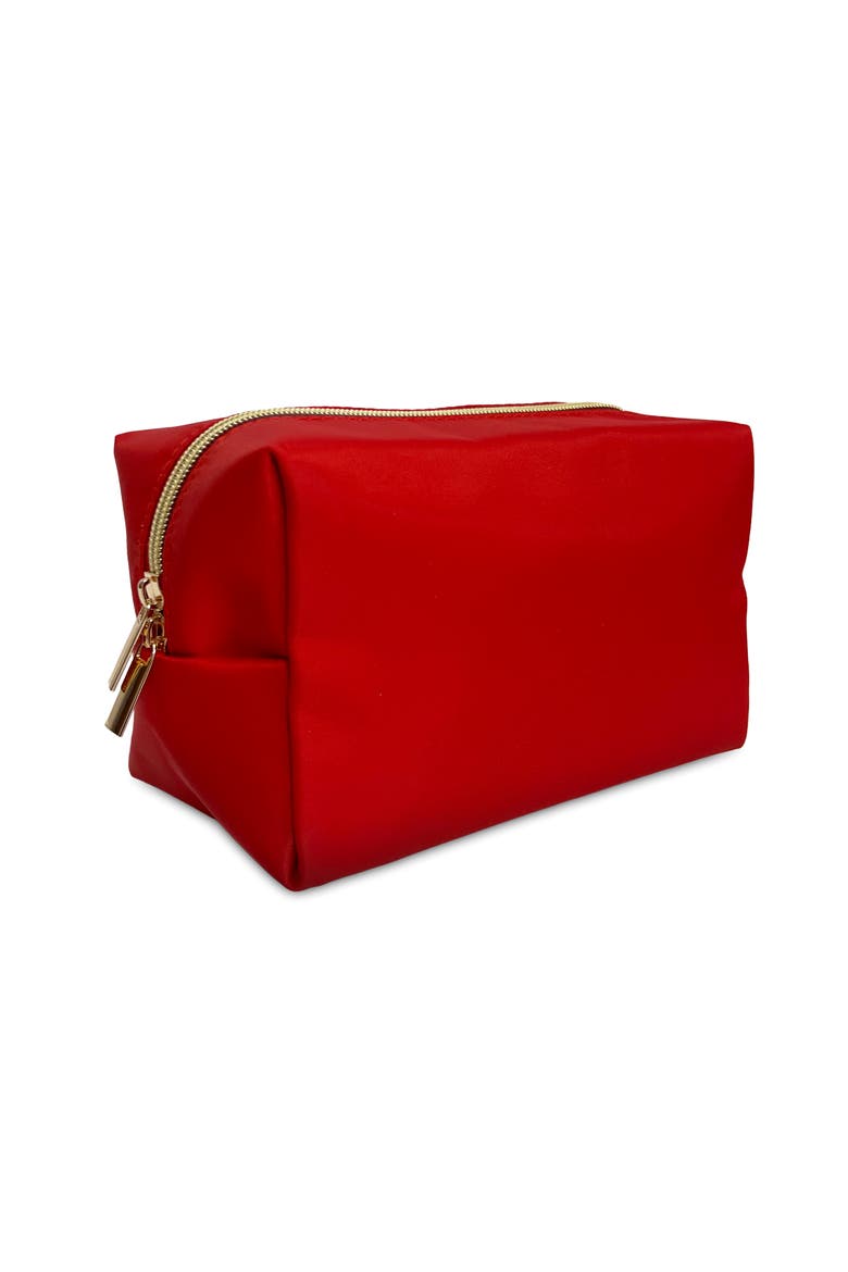 The Poppy Getaway Companion Makeup and Travel Case, Main, color, Red