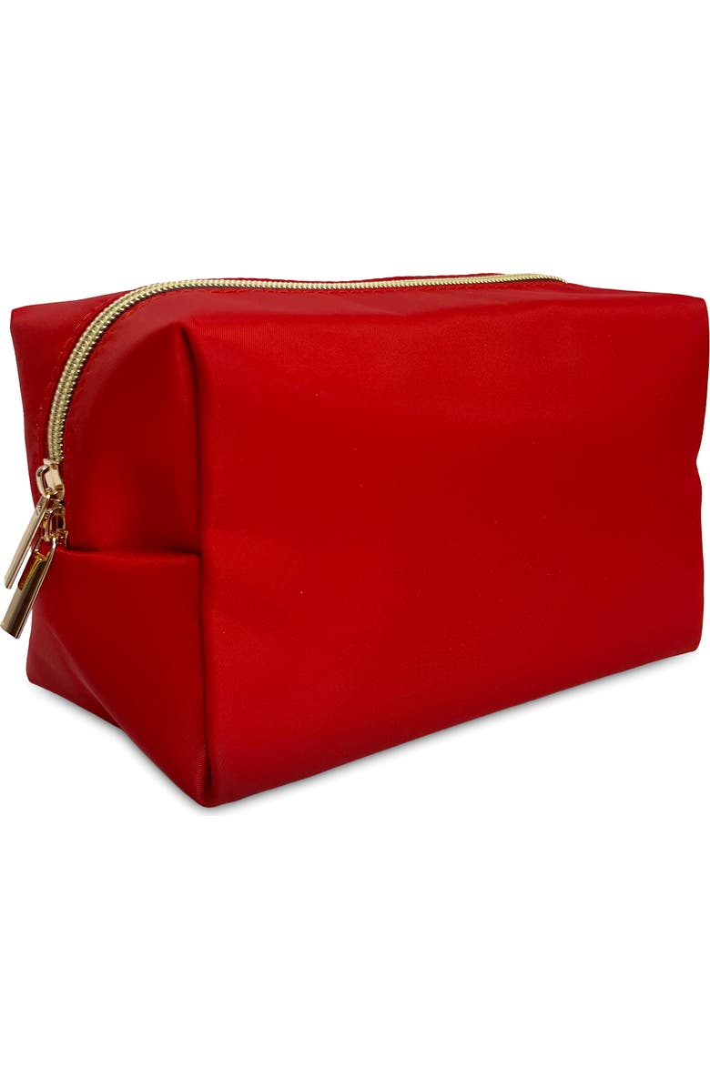 Youzey The Poppy Getaway Companion Makeup and Travel Case, Main, color, Red