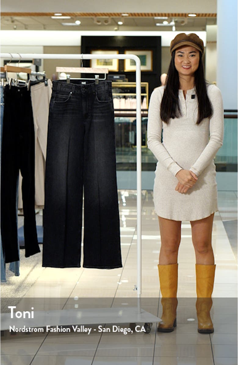 Sasha High Waist Wide Leg Jeans, sales video thumbnail