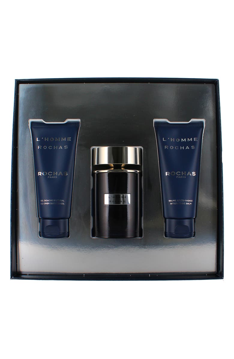 Rochas L'Homme Eau de Toilette 3-Piece Gift Set $150 Value, Main, color,