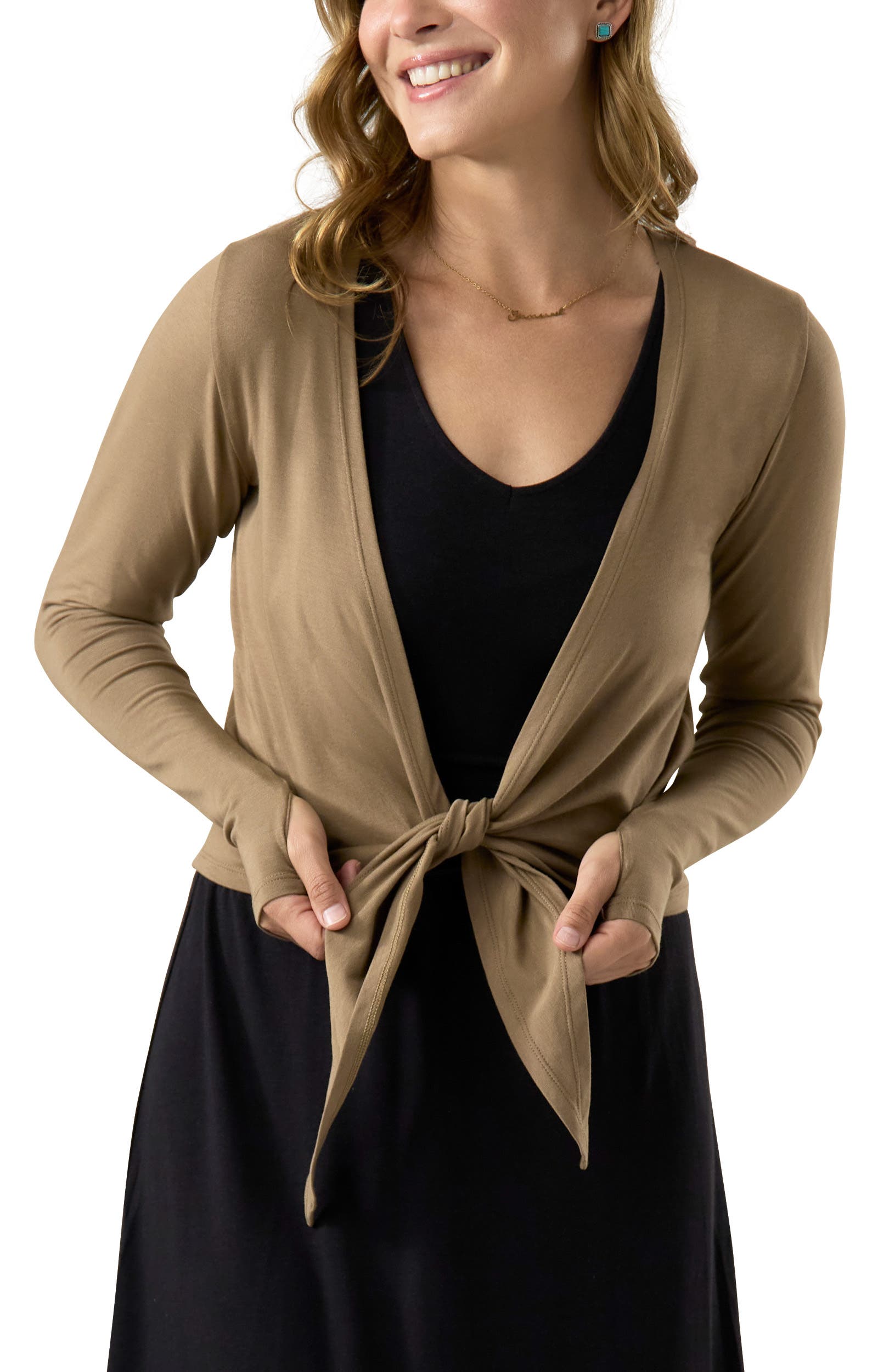 Long Sleeve Crossover Sun Wrap - image 5