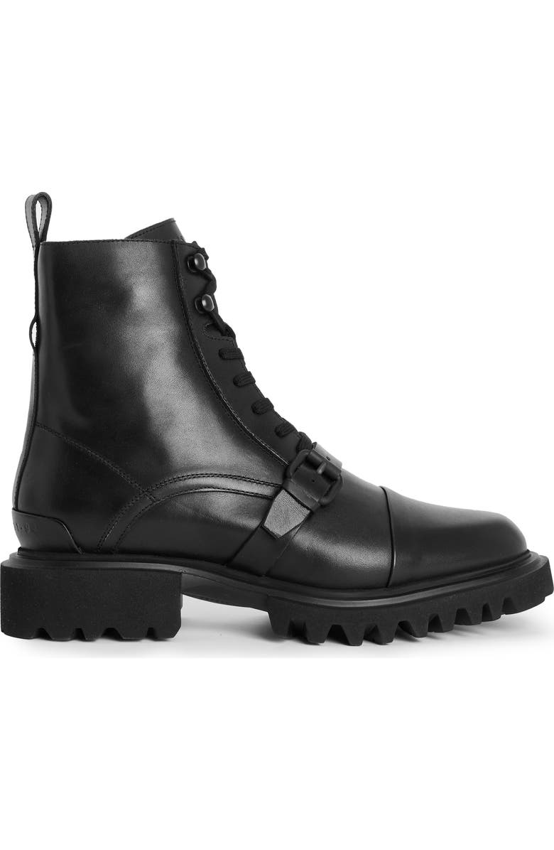 AllSaints Tori Lug Sole Combat Boot, Alternate, color,