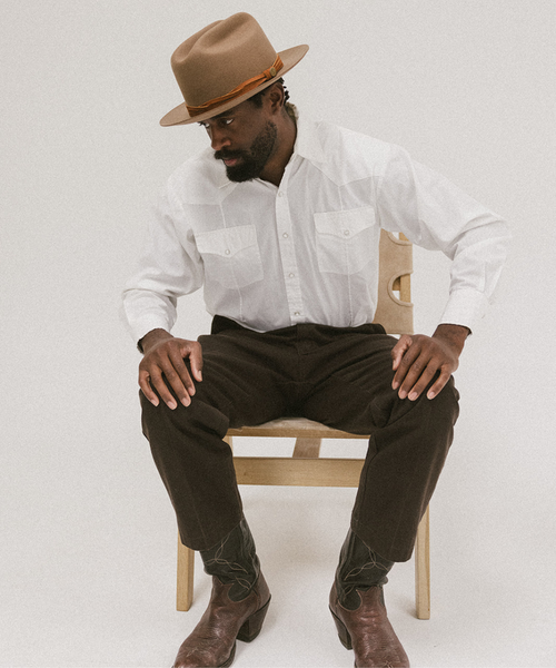 Two Roads Hat Co. Elliston Rancher Hat In Brown