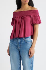 Free People Mabel Off the Shoulder Top