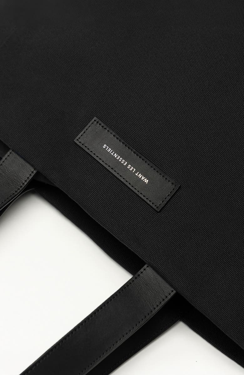 WANT Les Essentiels Kenora Organic Cotton Canvas Tote, Alternate, color, Black