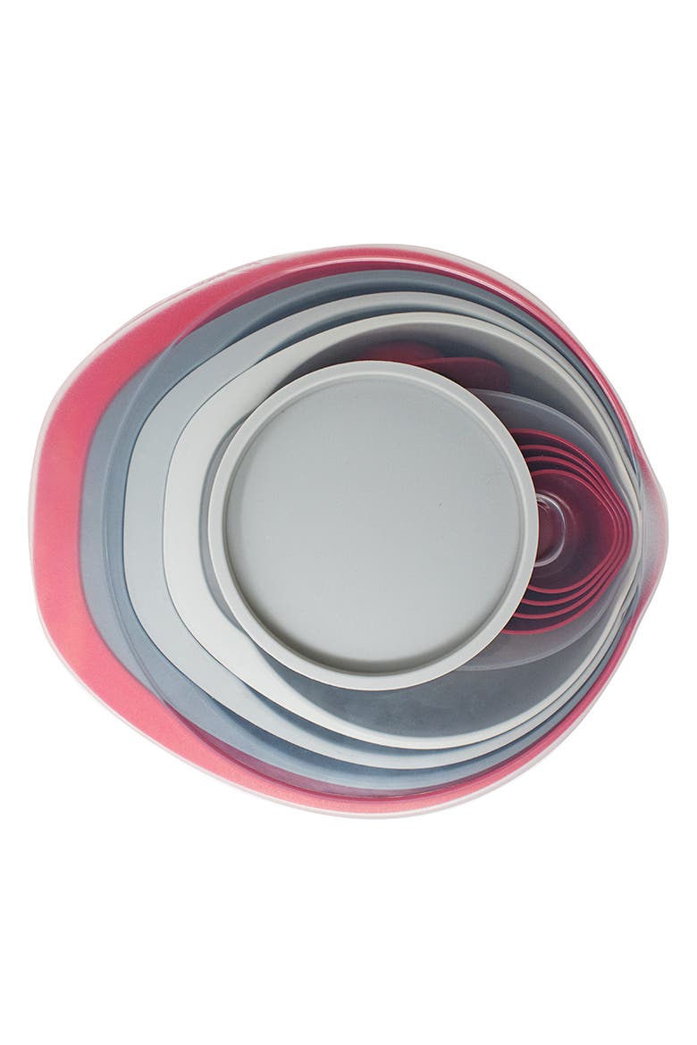 Nested Mixing Bowls and Measuring Cups, 12 Piece Set, Alternate, color, Multicolored