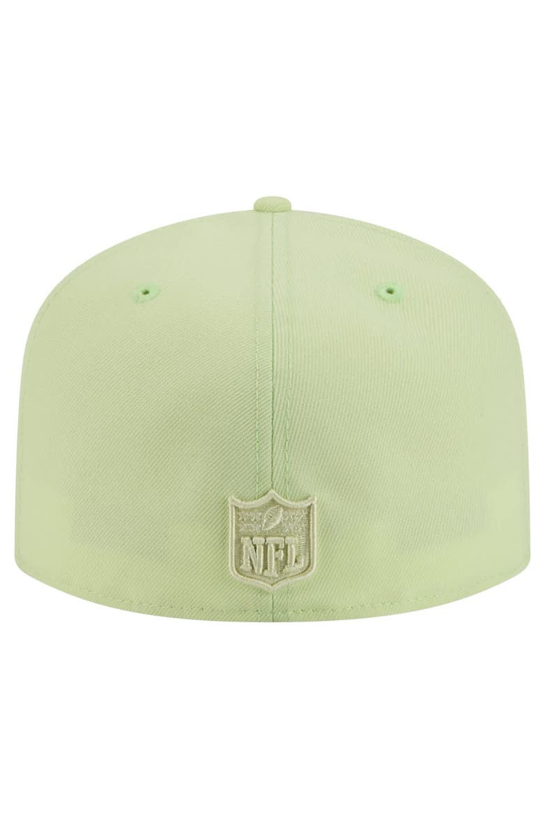 Men's New Era Green New York Jets Color Pack A-Frame 59FIFTY Fitted Hat, Alternate, color, Green