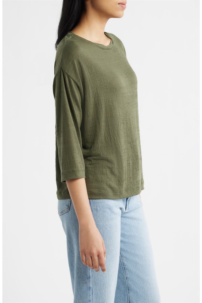 Texture Knit Top, Alternate, color, OLIVE