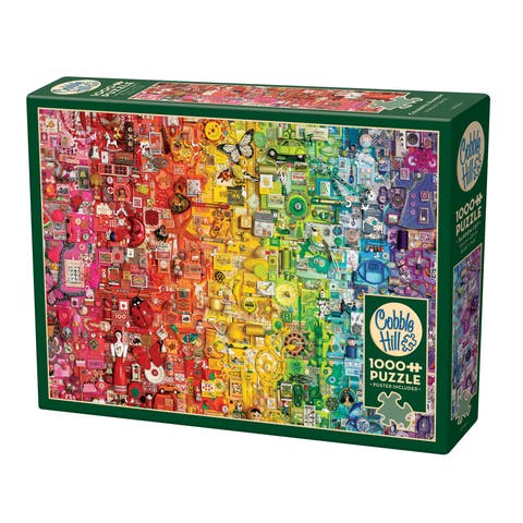 1000 Piece Puzzle Colourful Rainbow