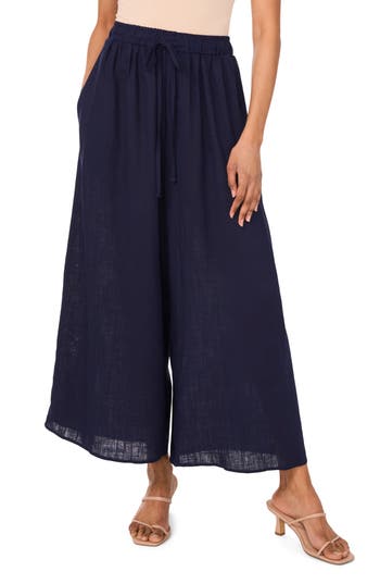 VINCE CAMUTO VINCE CAMUTO SOLID DRAWSTRING PANTS 