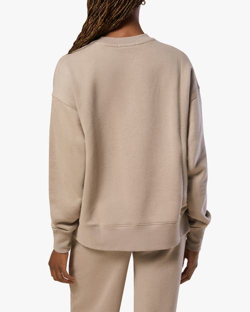 Weworewhat Oversized Crewneck Sweatshirt In Cashmere