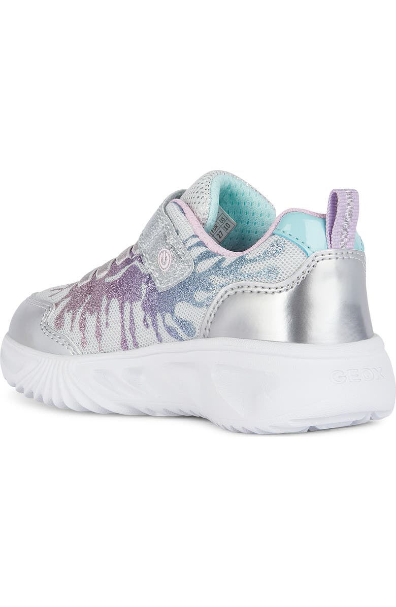 Geox Kids' Assister Light-Up Sneaker, Alternate, color,