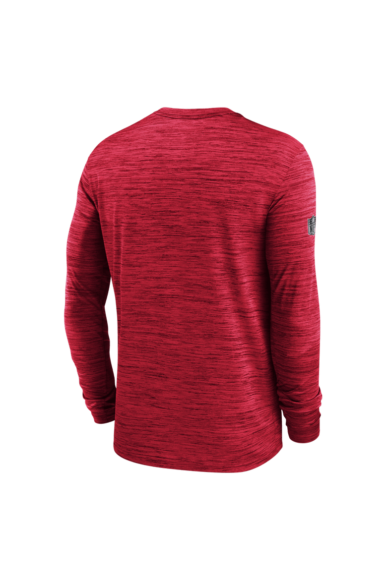 Men's Nike Red New England Patriots Sideline Offensive Transition Velocity Dri-FIT Long Sleeve T-Shirt, Alternate, color, Red