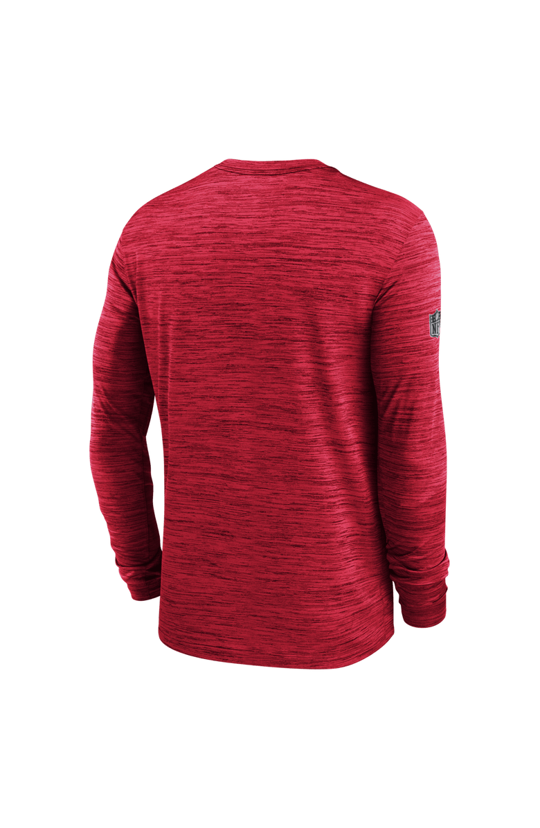 Nike Men's Nike Red New England Patriots Sideline Offensive Transition Velocity Dri-FIT Long Sleeve T-Shirt, Alternate, color, Red