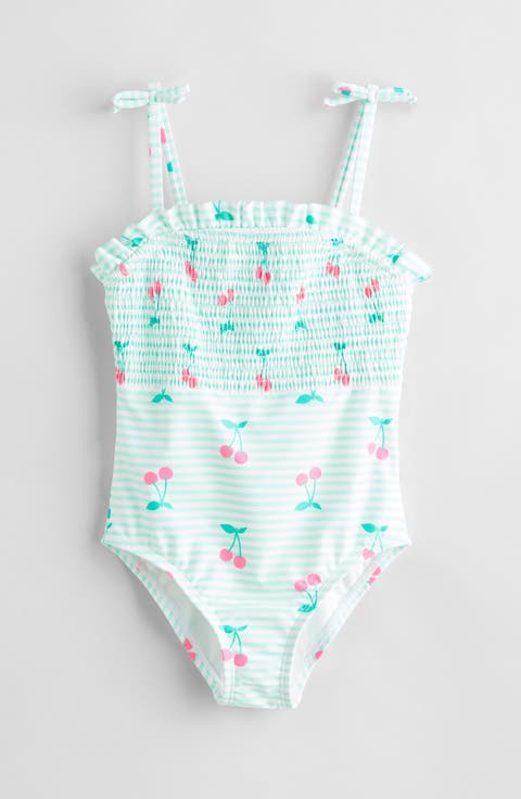 Kids' Smocked One-Piece Swimsuit (Toddler, Little Kid & Big Kid)
