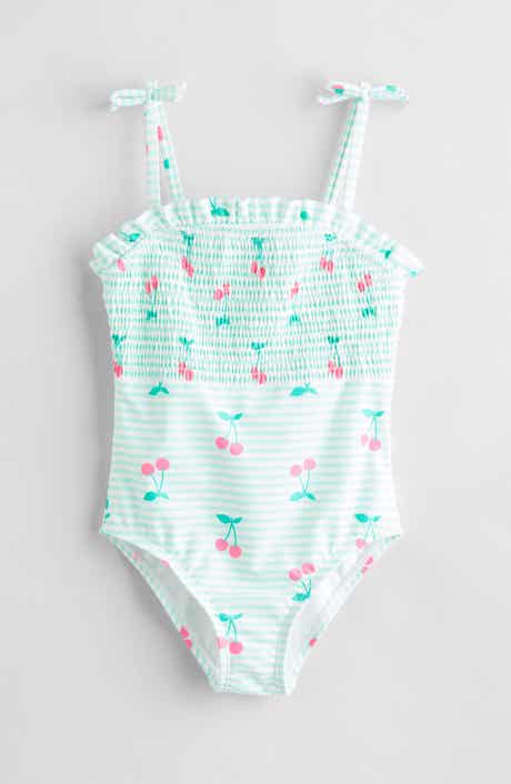 Tucker + Tate Kids' Smocked One-Piece Swimsuit